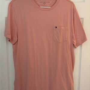 Tommy Hilfiger Men's Pink Short Sleeve Tee
